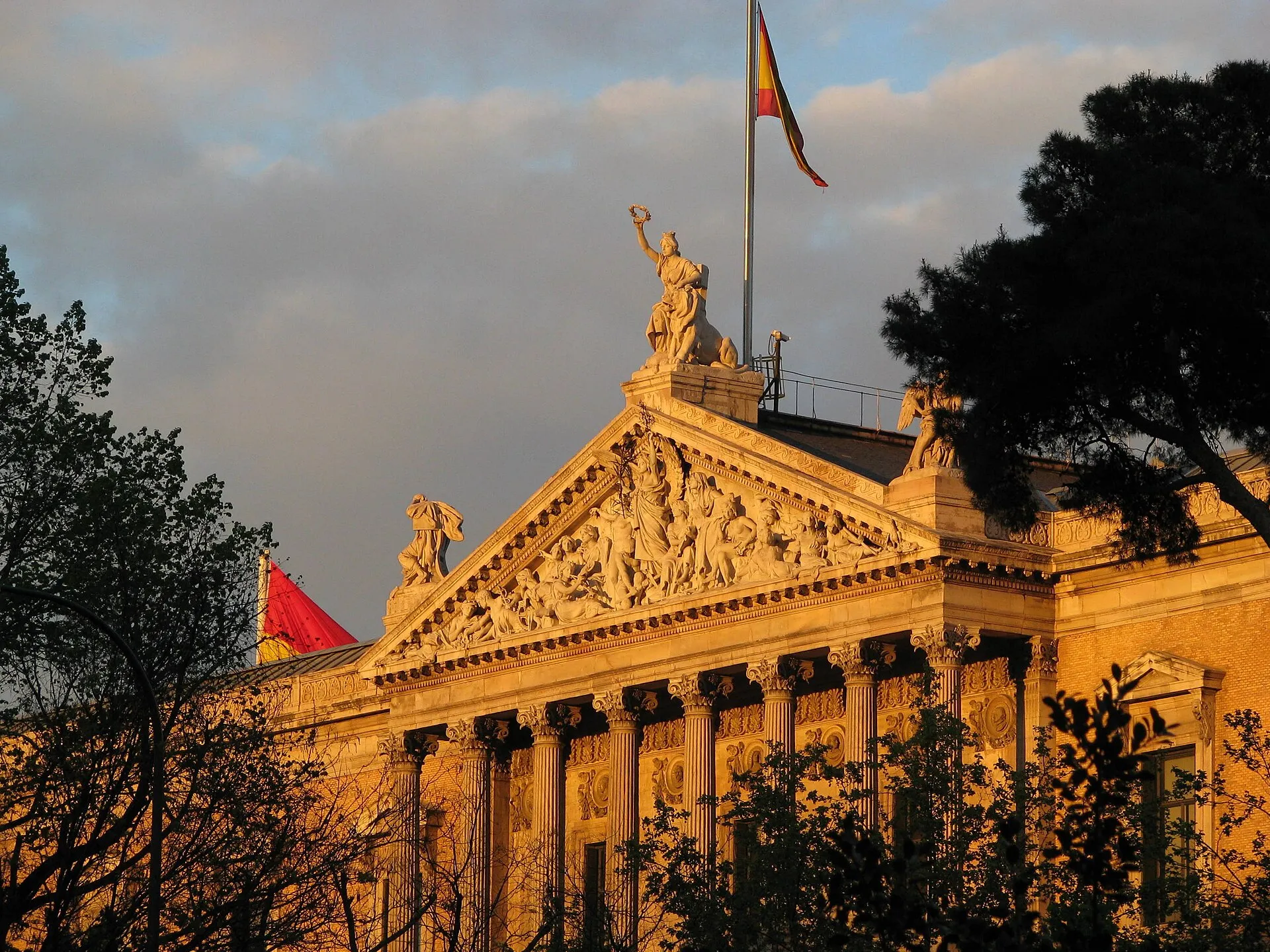 Edificio de la Biblioteca Nacional de España en Madrid