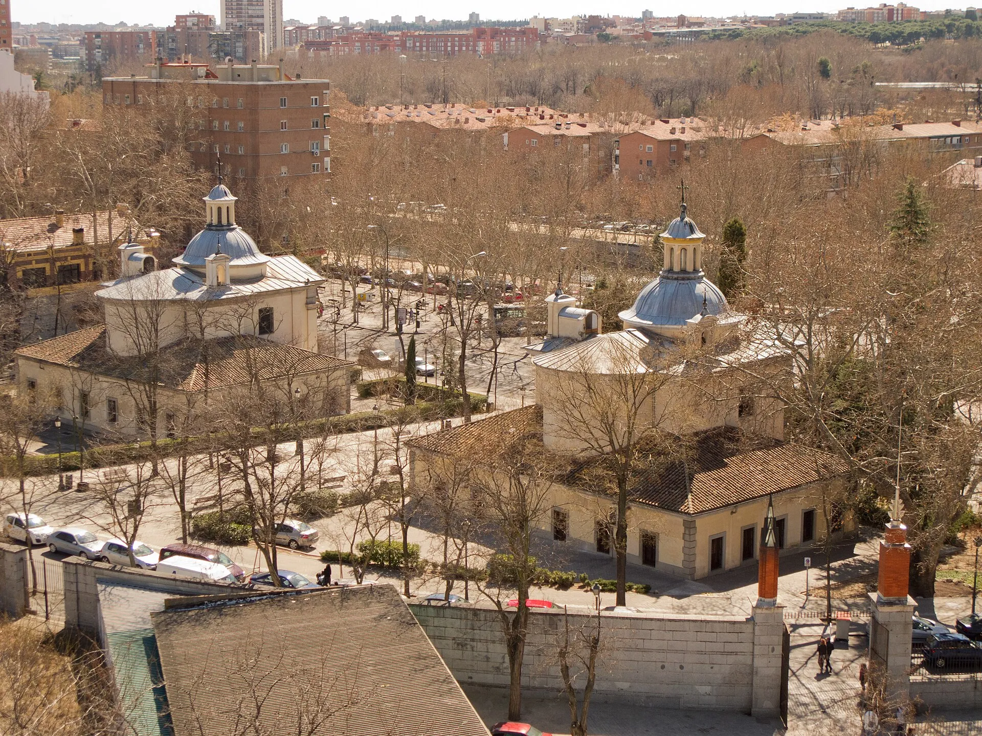 Exterior de la ermita de San Antonio de la Florida en Madrid