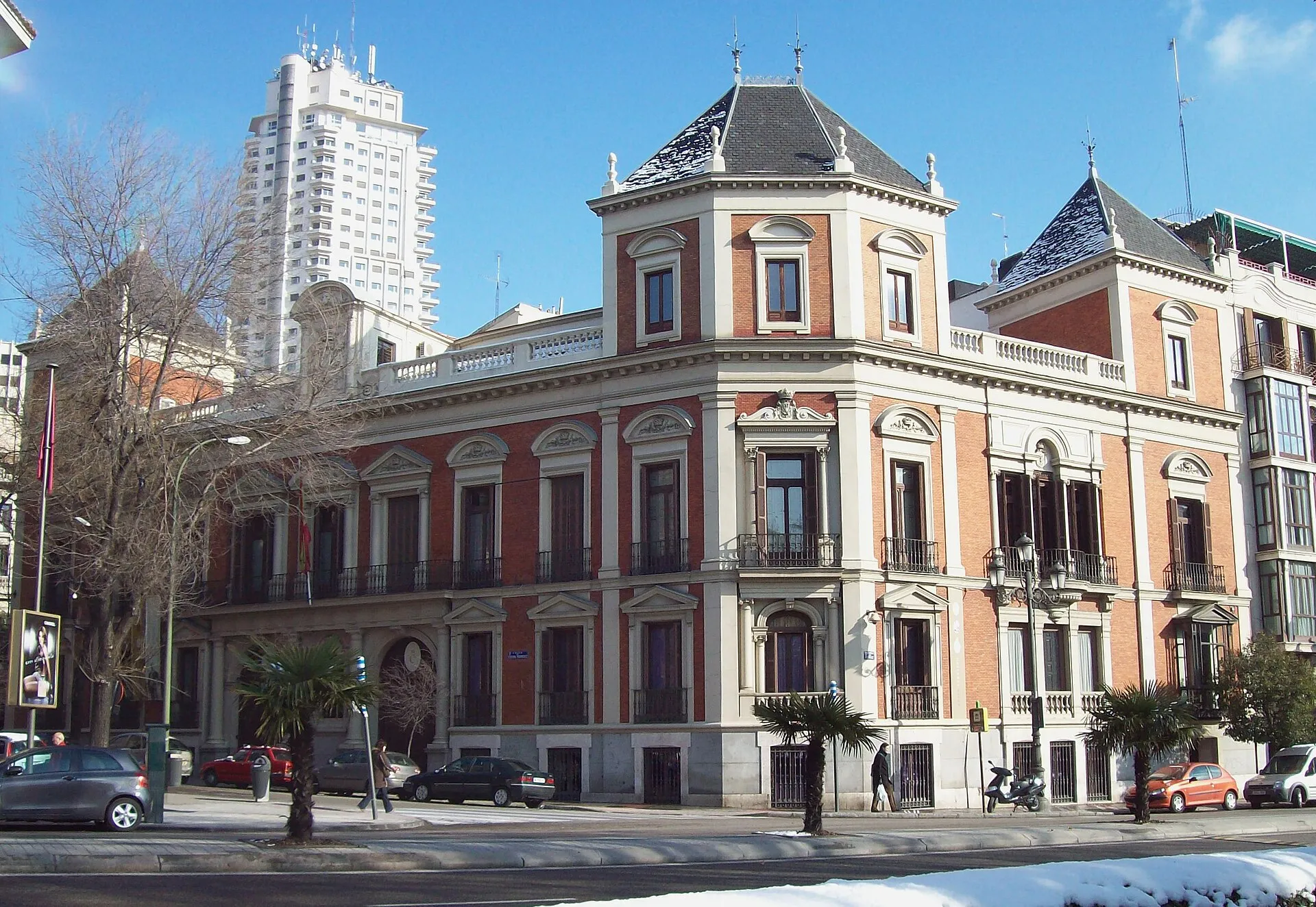 Fachada del palacio que alberga el Museo Cerralbo en Madrid