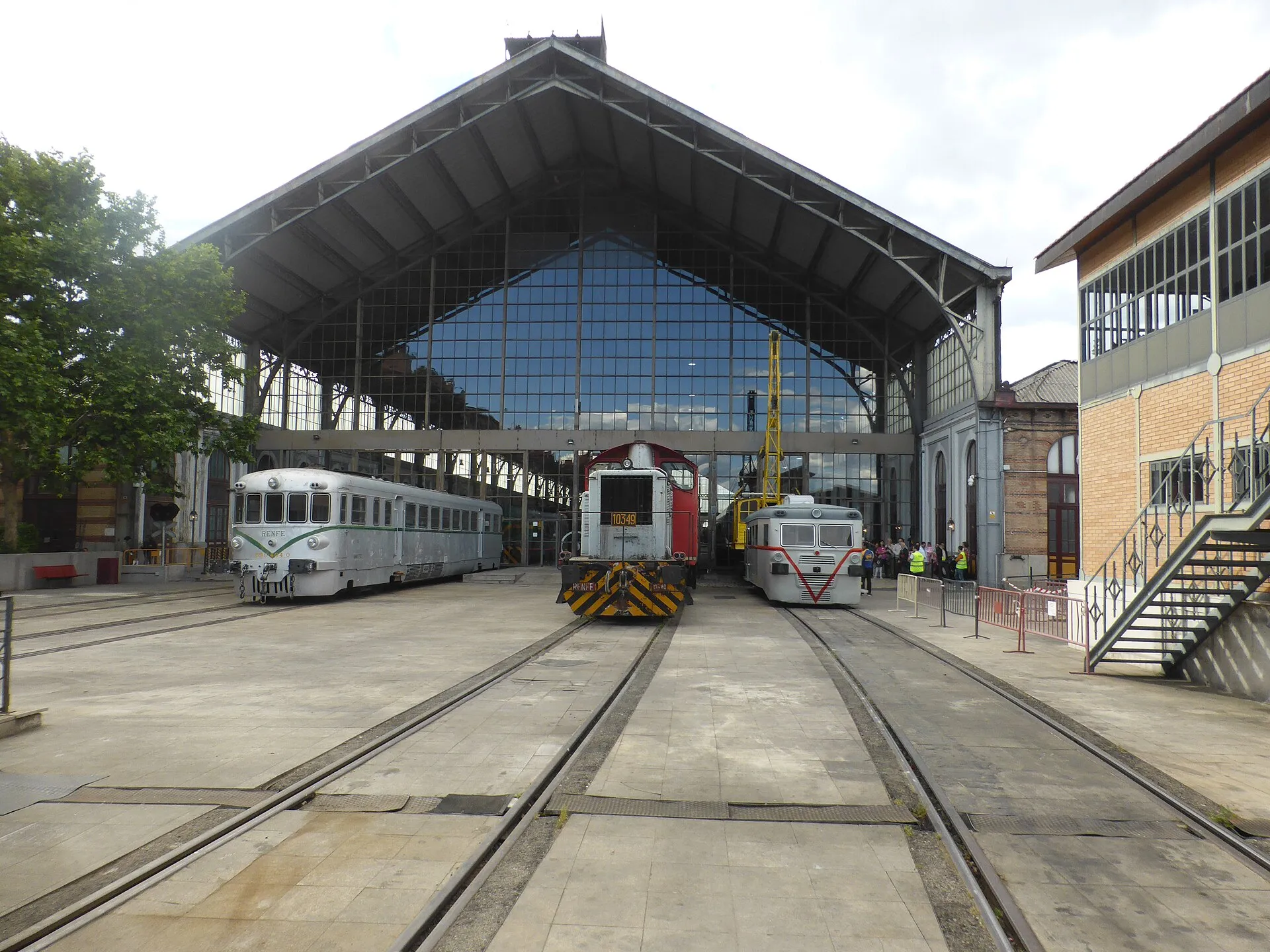 Antigua estación de Delicias, sede del Museo del Ferrocarril de Madrid