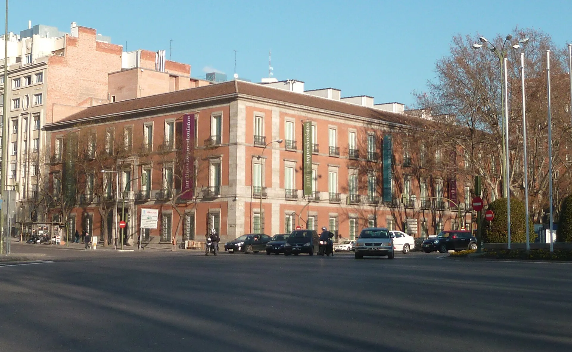 Edificio del Museo Thyssen-Bornemisza en el paseo del Prado de Madrid