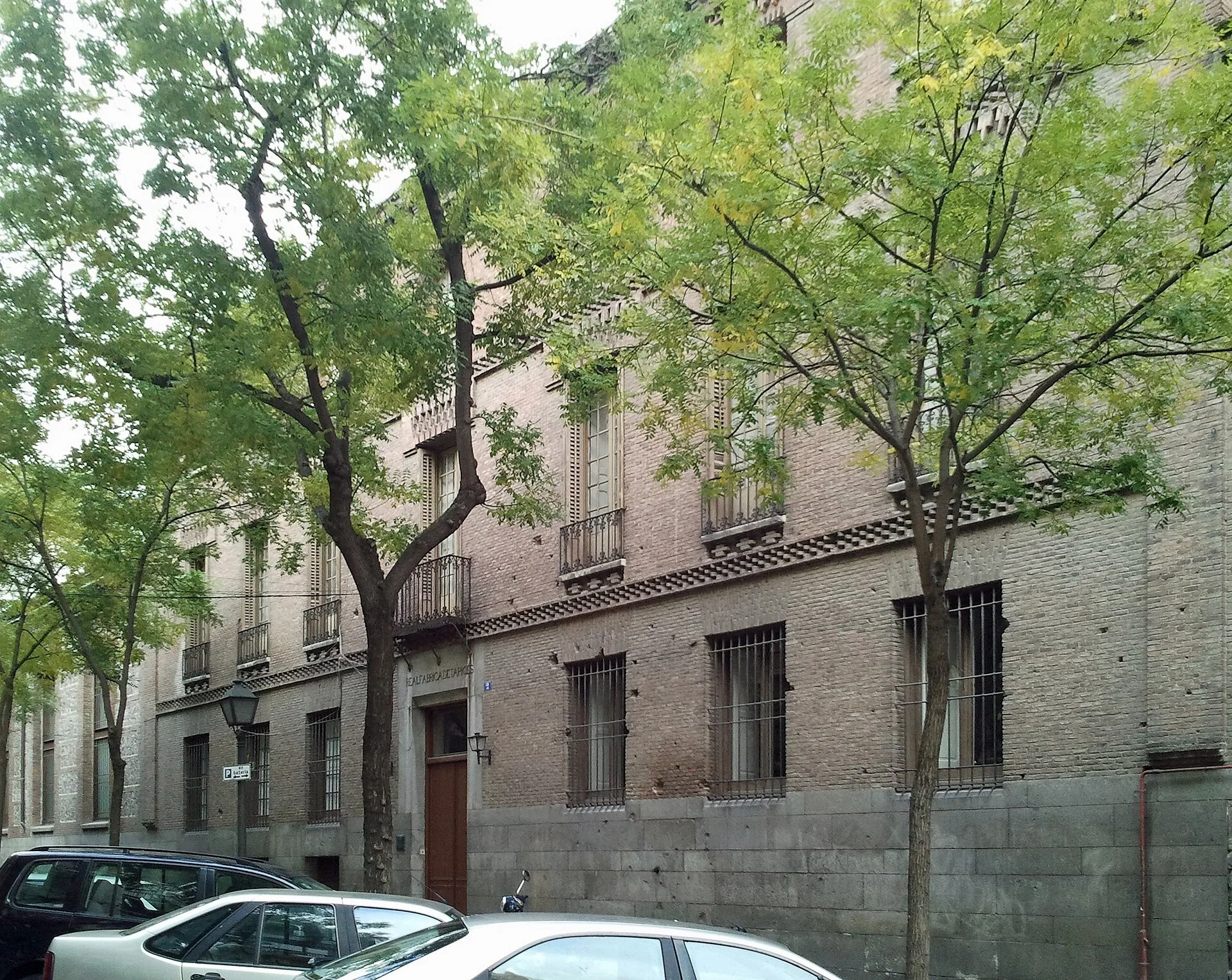 Fachada de la Real Fábrica de Tapices de Madrid
